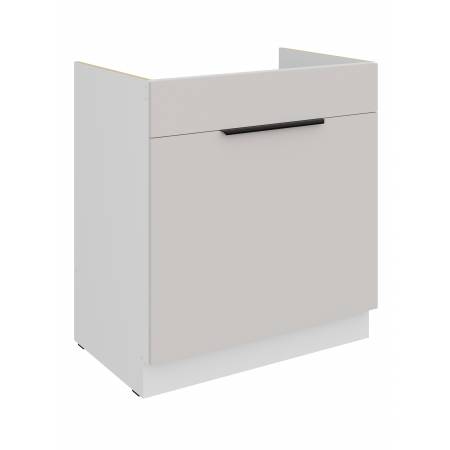 Szafka pod zlew z szufladą 80 cm kaszmir + biały CAROL 80 ZL 1S BB